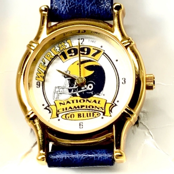1997 Michigan Wolverines National Champions Woman’s Watch "SUN TIME" (New) - Picture 1 of 3